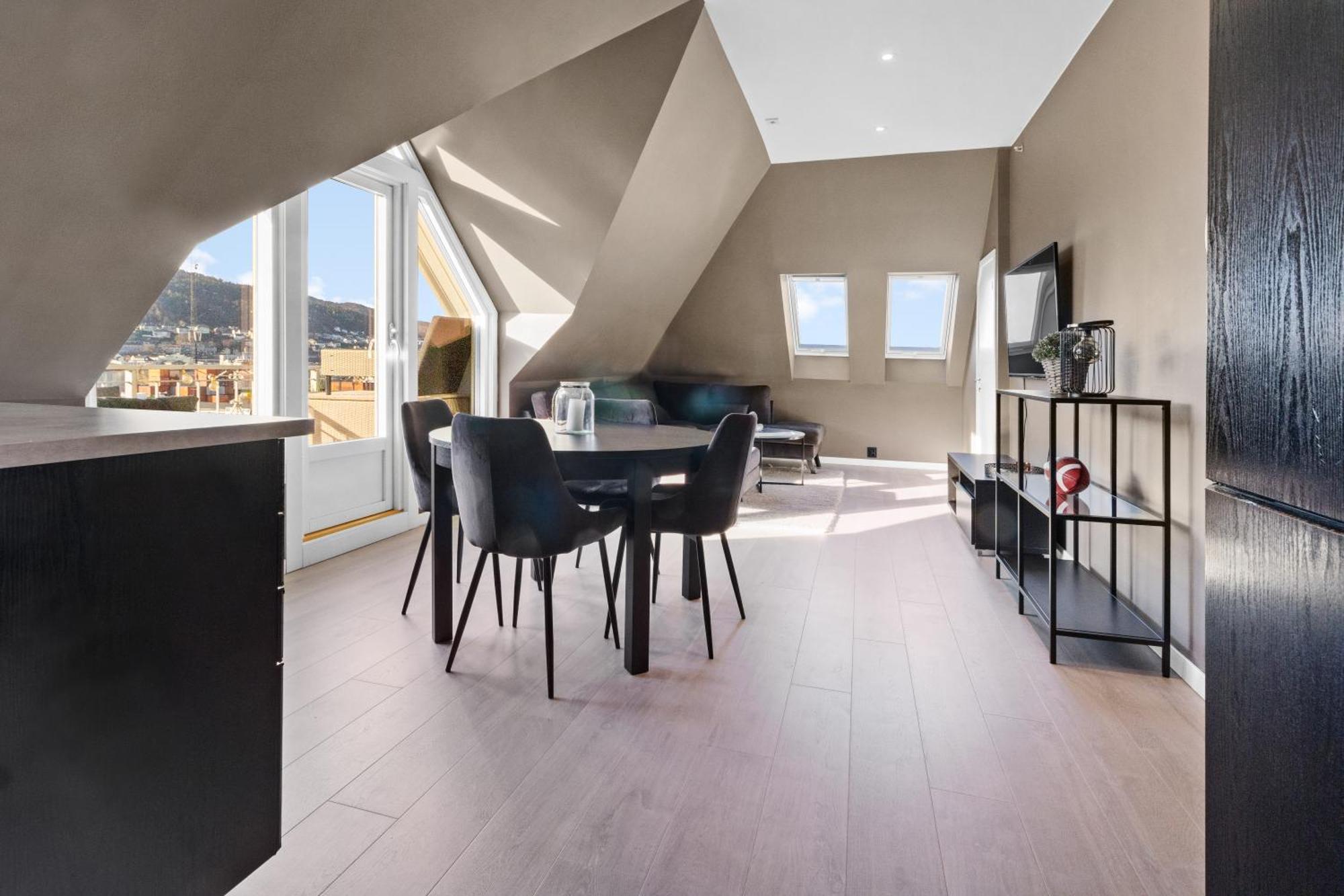 Penthouse Apartment In ברגן מראה חיצוני תמונה