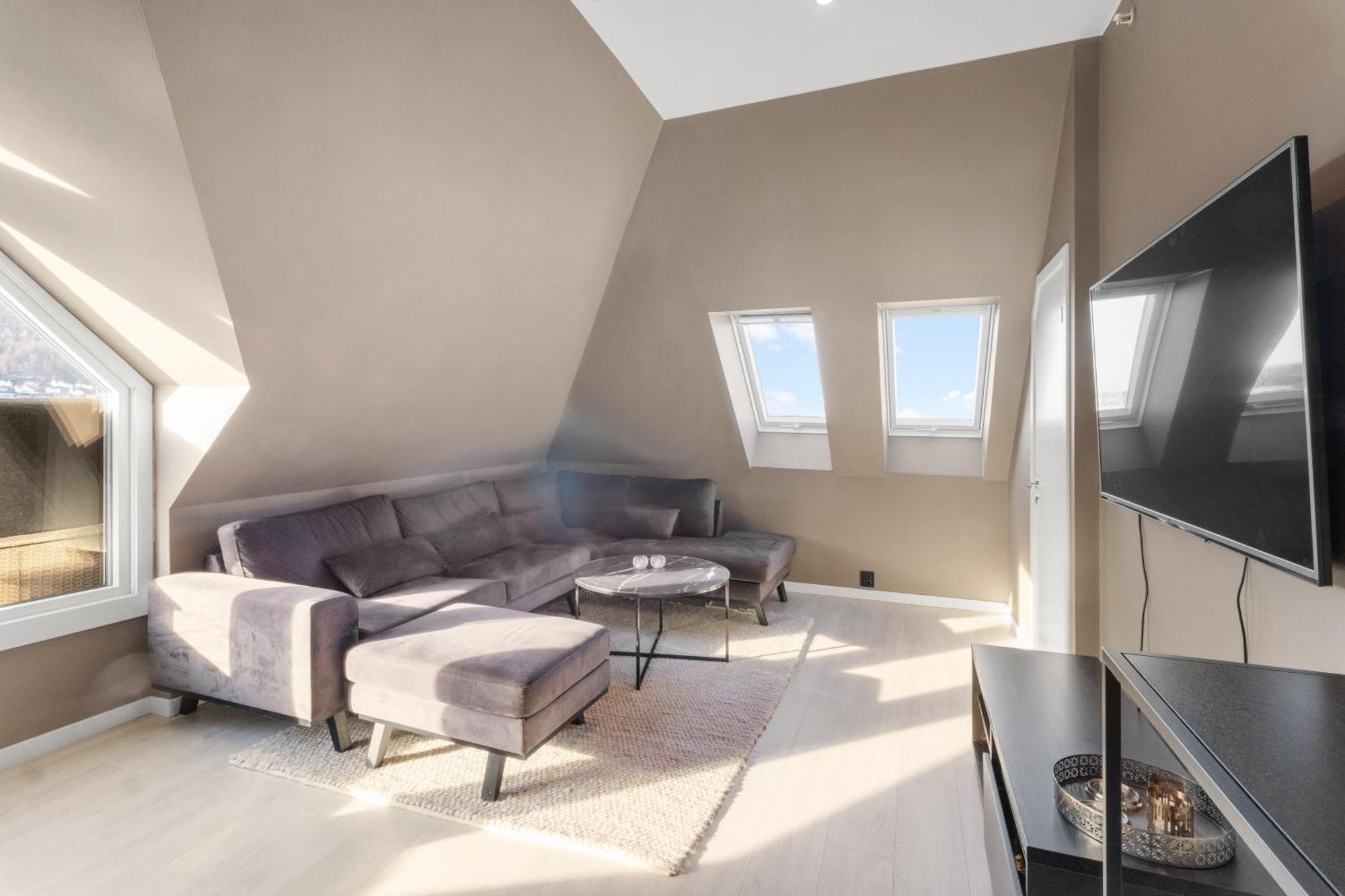 Penthouse Apartment In ברגן מראה חיצוני תמונה